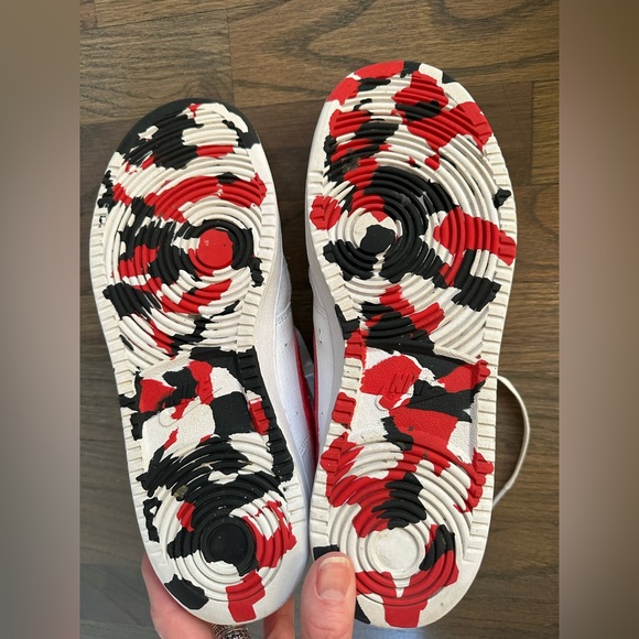 Nike Court vision white and red sneaker. - Picture 7 of 7